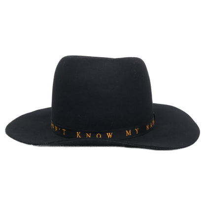 HYSTERIC GLAMOUR x Stetson Embroidered Hat Black Size L