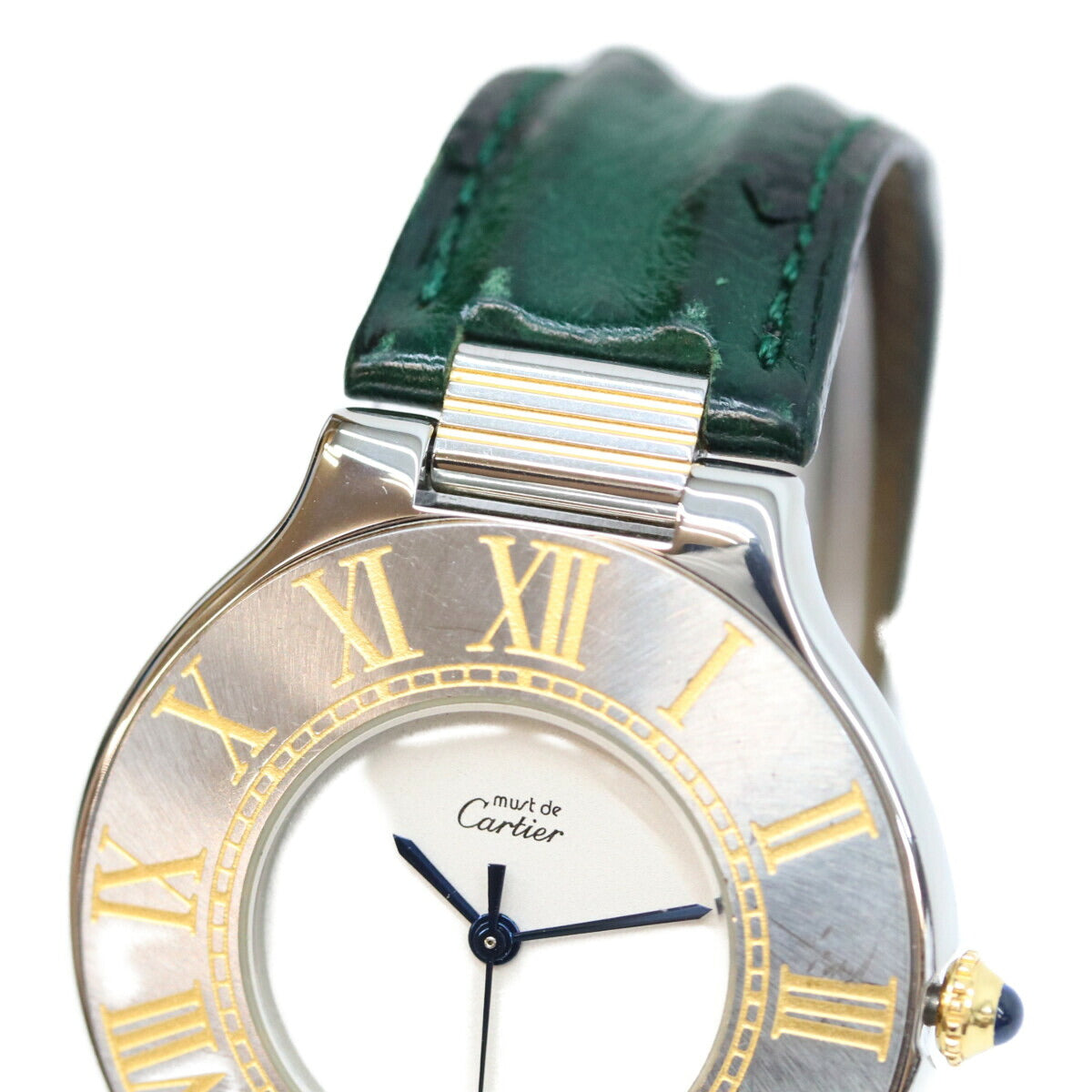 Cartier Must 21 OZ Stainless Steel Watch White Dial