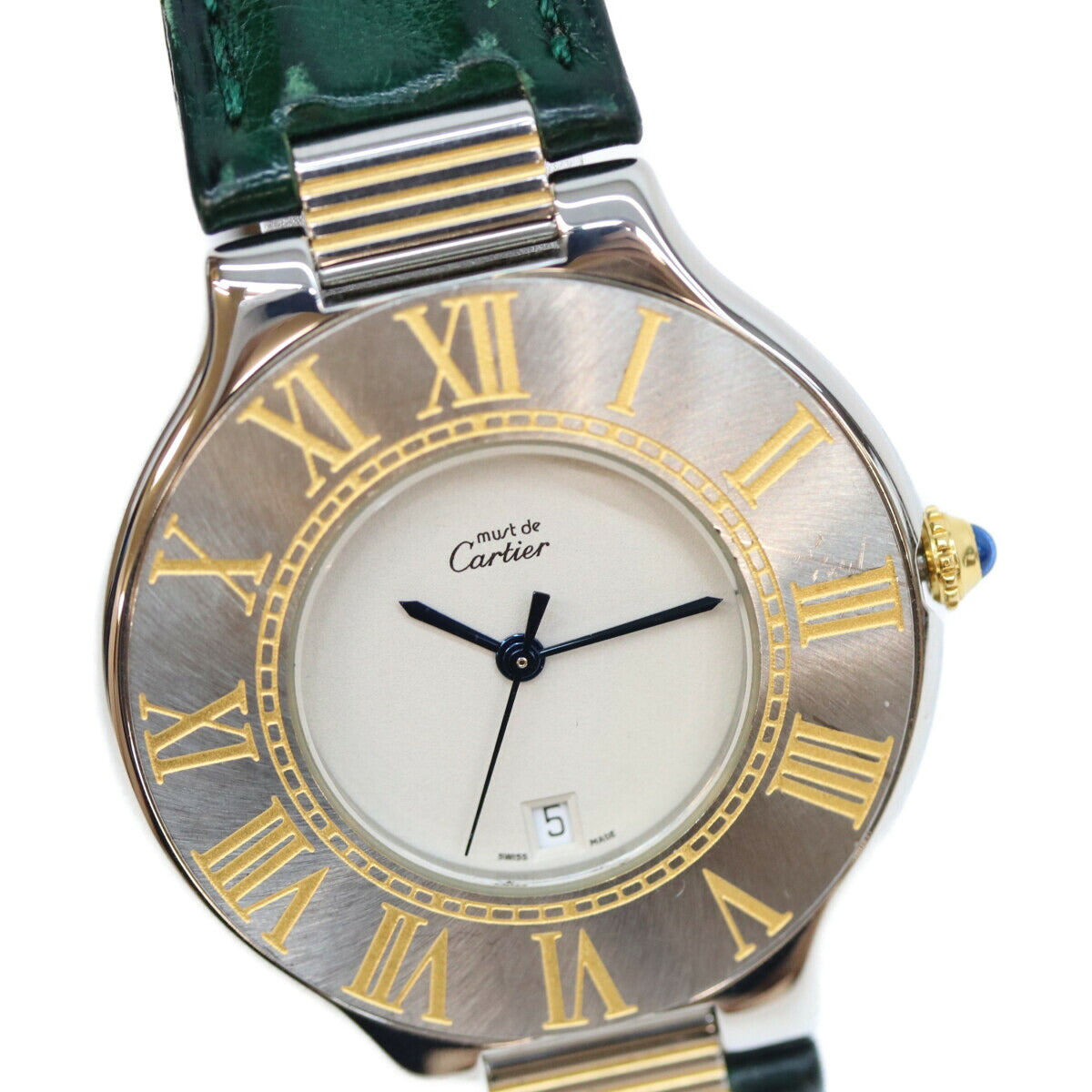 Cartier Must 21 OZ Stainless Steel Watch White Dial