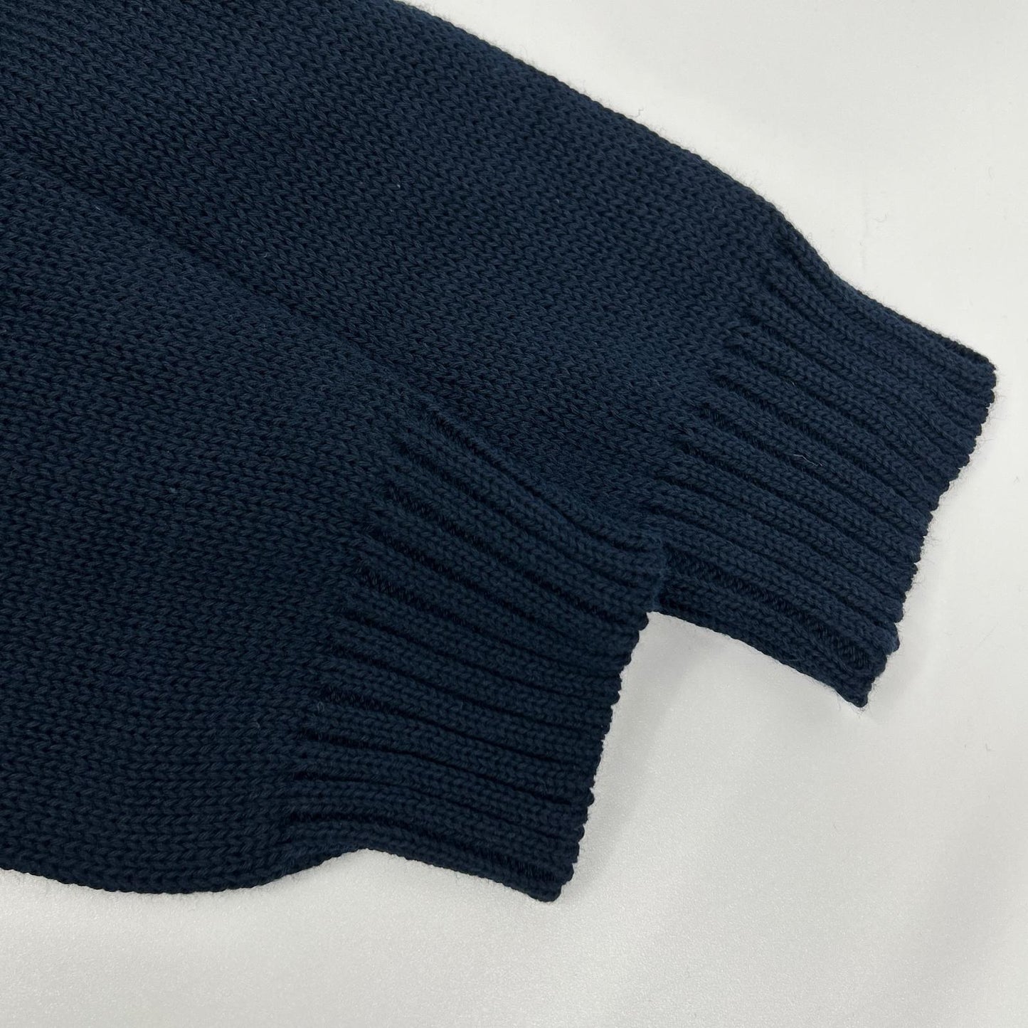 PEREGRINE CO-100 Navy Cotton Zip Knit Jacket Size M