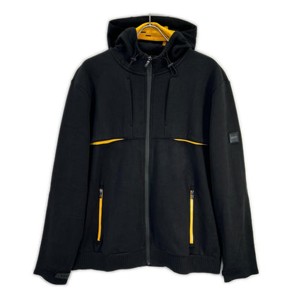 HUGOBOSS 10223627 Black Cotton Zip Hoodie Size