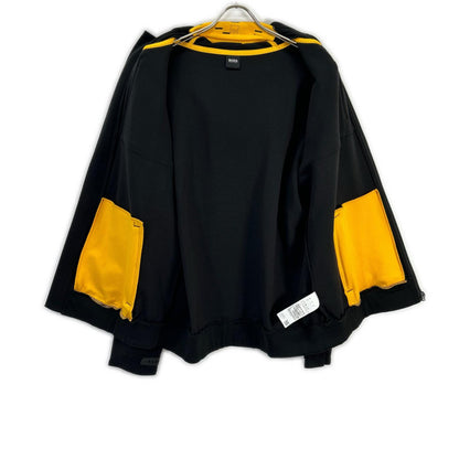 HUGOBOSS 10223627 Black Cotton Zip Hoodie Size