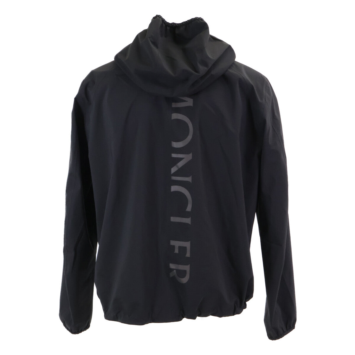 MONCLER SATTOUF Nylon Hooded Jacket Black Size 2