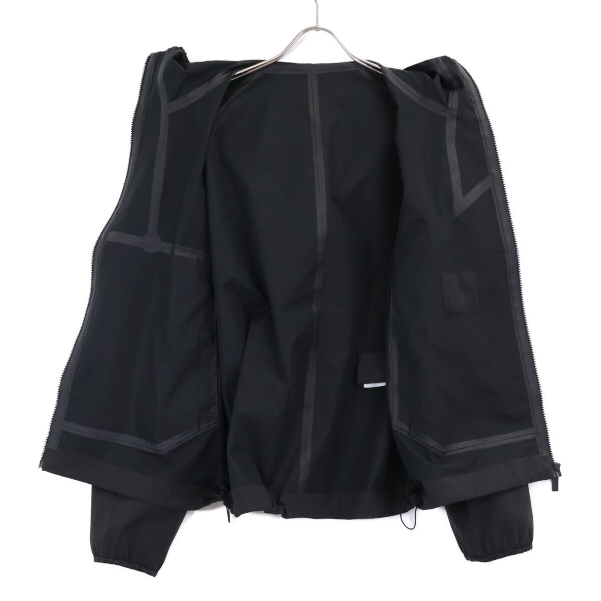 MONCLER SATTOUF Nylon Hooded Jacket Black Size 2