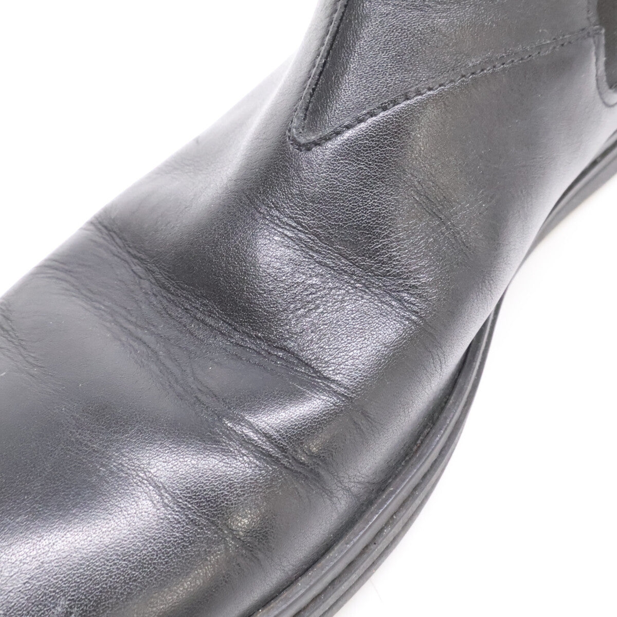 Church's ETG001 Black Leather Chelsea Boots