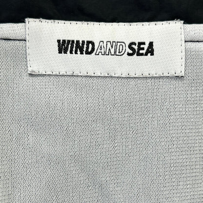 SNKR DUNK x WIND AND SEA Black Nylon Coach Jacket Size L
