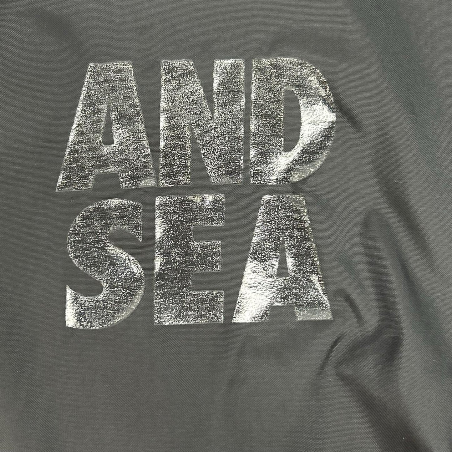 SNKR DUNK x WIND AND SEA Black Nylon Coach Jacket Size L