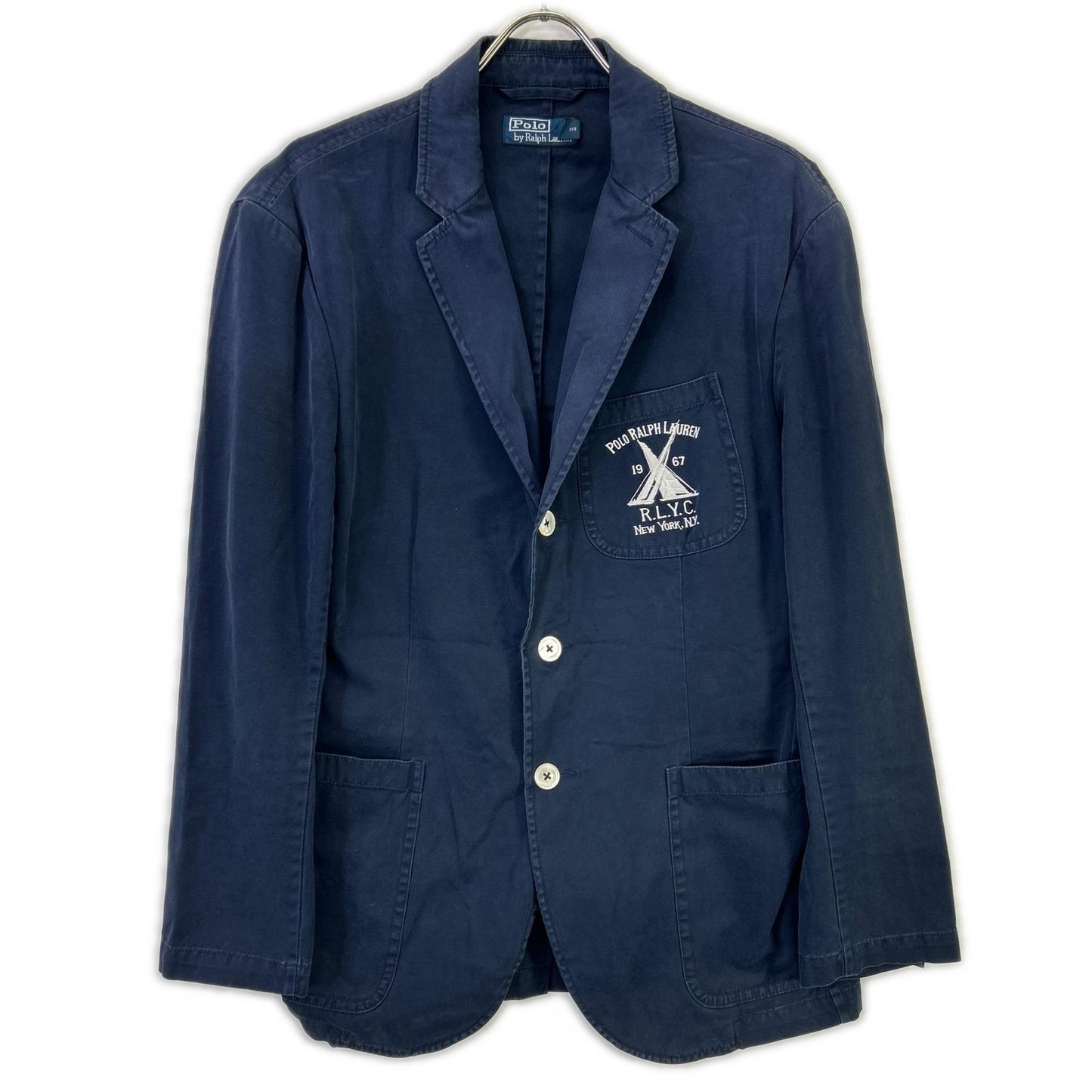 POLObyRalphLauren Navy Cotton Sailing Jacket Size 40-R