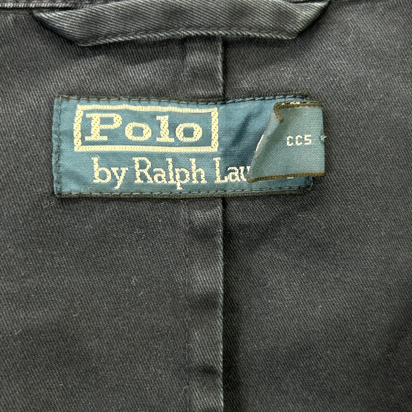 POLObyRalphLauren Navy Cotton Sailing Jacket Size 40-R