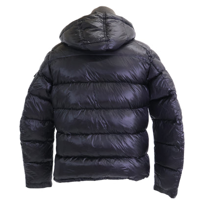MONCLER ZIN GIUBBOTTO Layered Collar Jacket Black Size 4