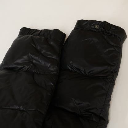 MONCLER ZIN GIUBBOTTO Layered Collar Jacket Black Size 4