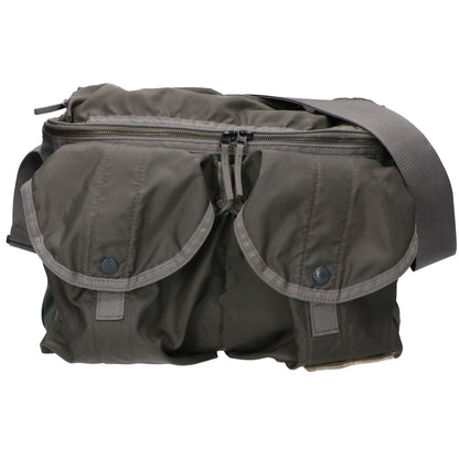 LUGGAGE LABEL CARGO Khaki Nylon Shoulder Bag Size -