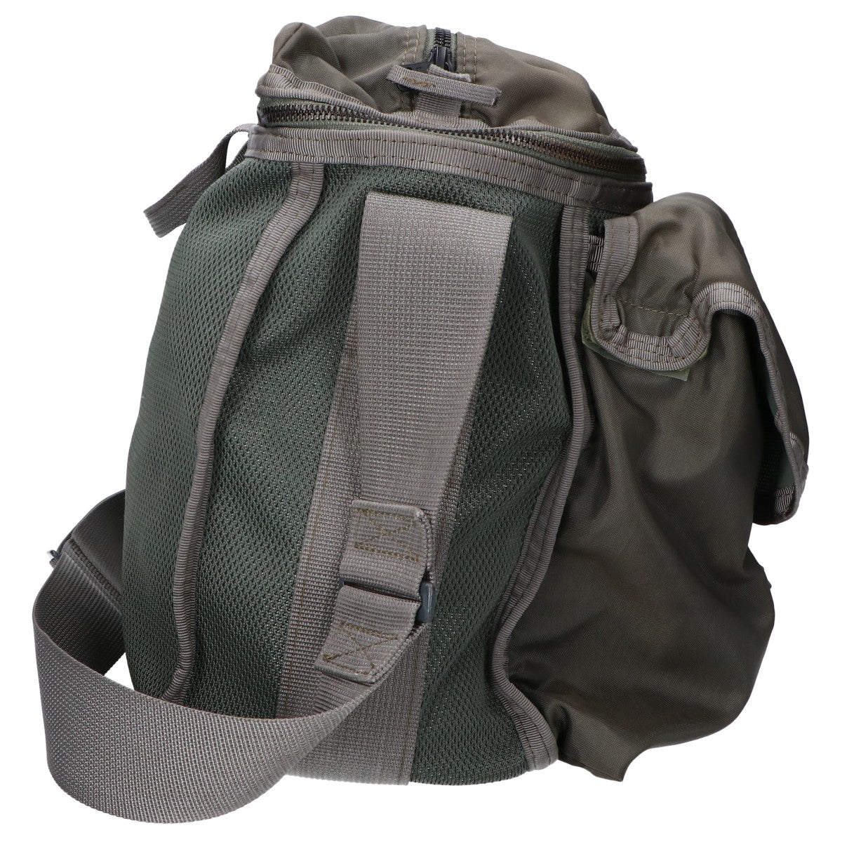 LUGGAGE LABEL CARGO Khaki Nylon Shoulder Bag Size -