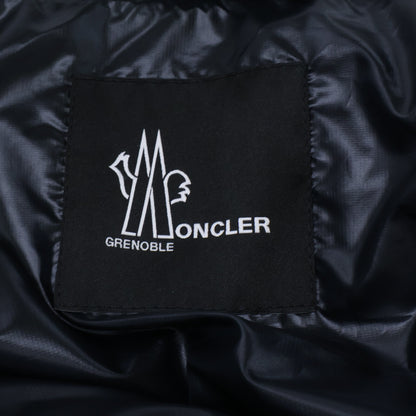 MONCLER GRENOBLE ISORNO Hooded Down Ski Jacket Black Size 3