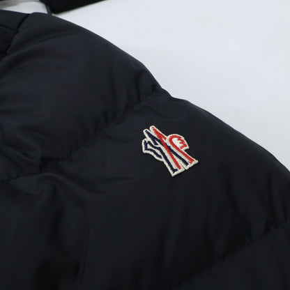 MONCLER GRENOBLE ISORNO Hooded Down Ski Jacket Black Size 3
