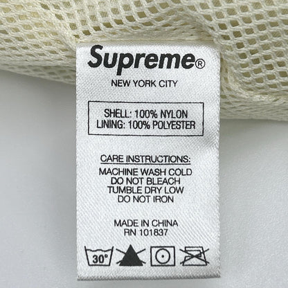Supreme 17SS White Striped Logo Windbreaker Size S