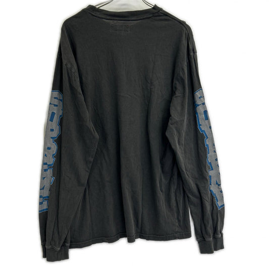 Supreme 26SS Charcoal Gray Crewneck Long Sleeve Shirt Size L