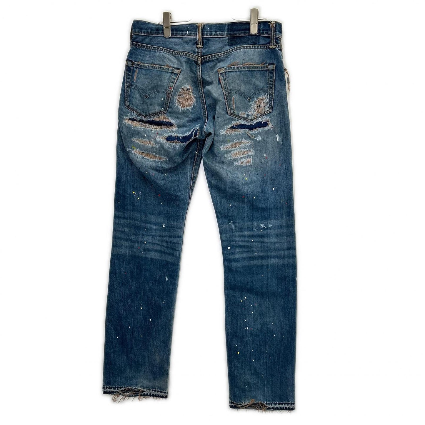 INNOCENCE NYC Indigo Rush Repair Denim Jeans Size 31