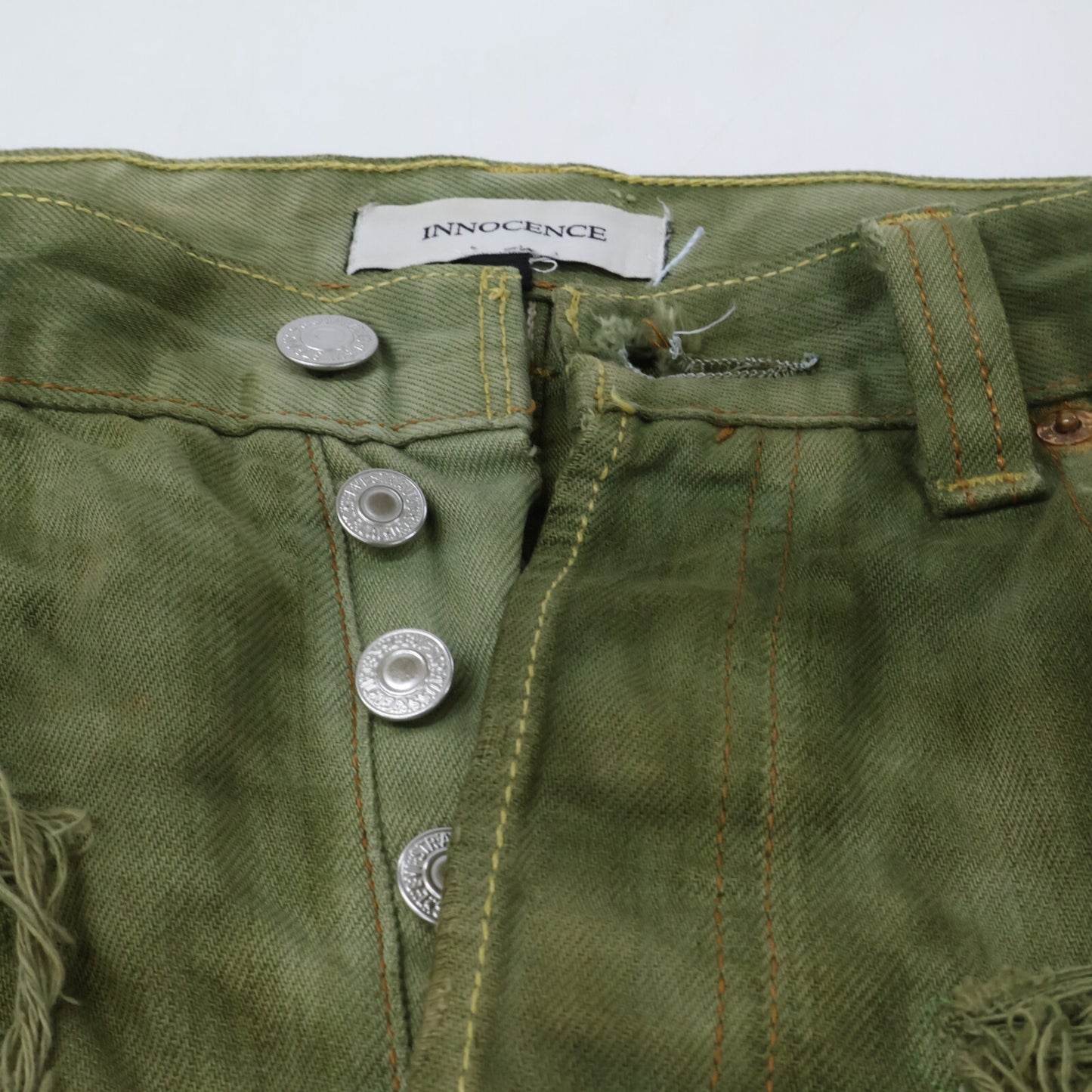 INNOCENCE NY Destroy Remake Pants Khaki Size 31