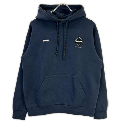 F.C.Real Bristol Tech Sweat Pullover Hoodie Navy Size S