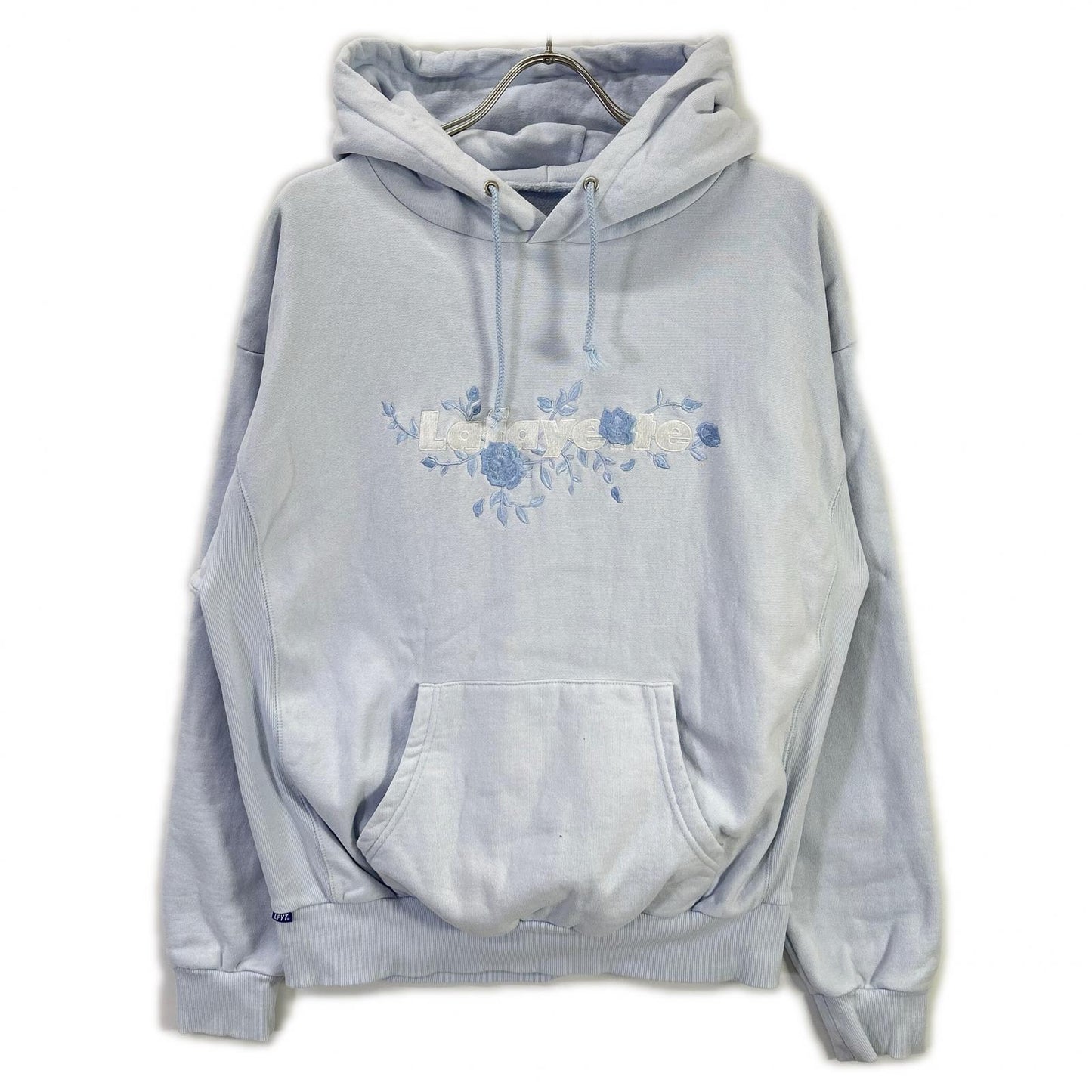 LFYT Front Logo Hoodie Light Blue Size M