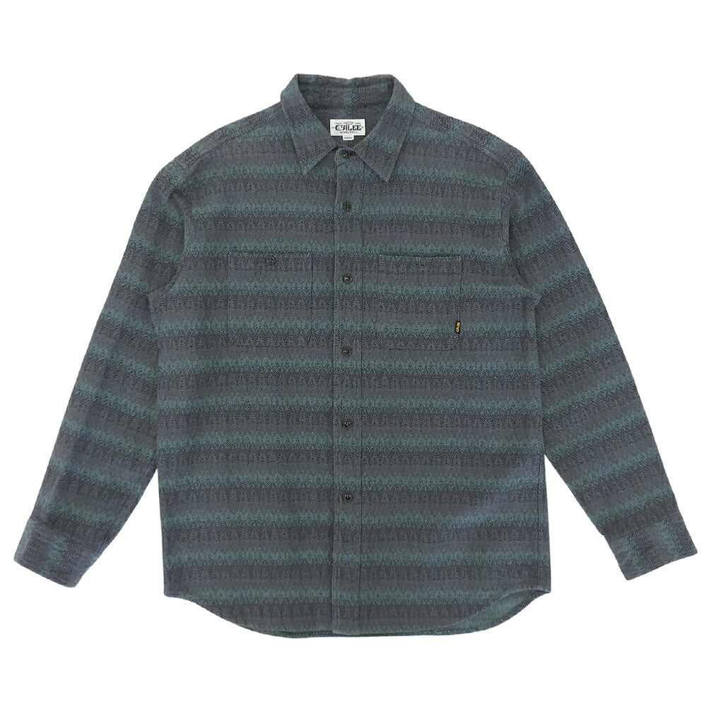 CALEE Green Gray Gradation Herringbone Jacket Size M