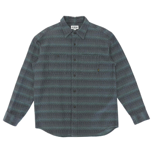 CALEE Green Gray Gradation Herringbone Jacket Size M