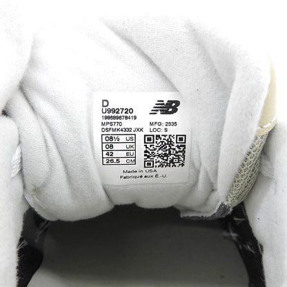 NEW BALANCE 992 USA-Made Khaki Beige Sneakers Size 8