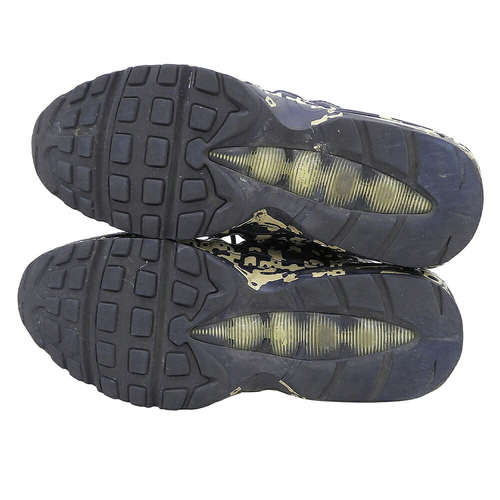 NIKE Air Max 95 Navy Beige Sneakers Size 8.5(US)