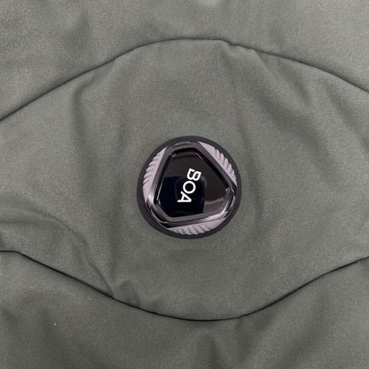 DESCENTE Mizusawa Down SHUTTLE Down Jacket Khaki Size XO