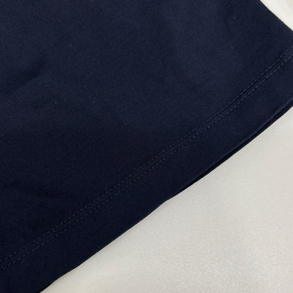 PRADA UJL879 Long Sleeve Pocket Cotton T-Shirt Navy Size XL