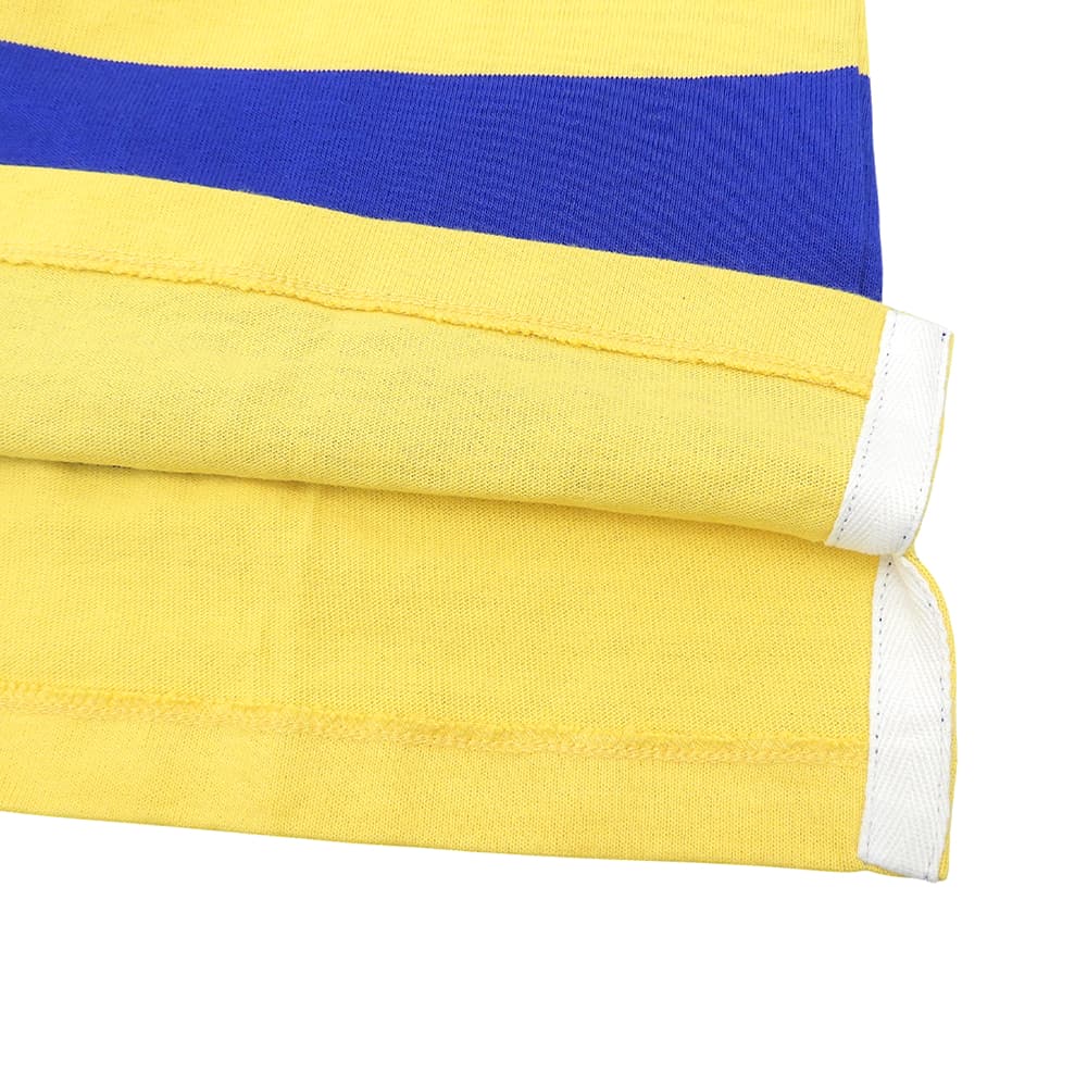 POLO RALPH LAUREN Striped Long Shirt Yellow/Blue Size M