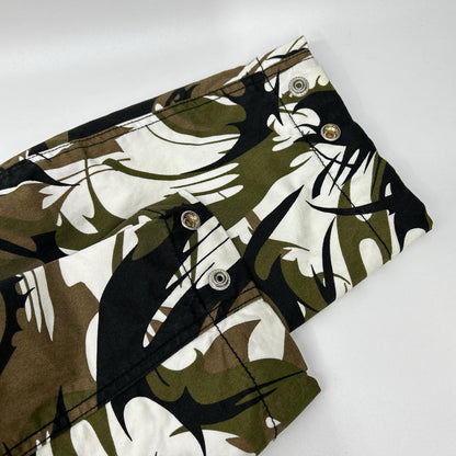 DIESEL Padded Camo Reversible Coat Khaki Size L