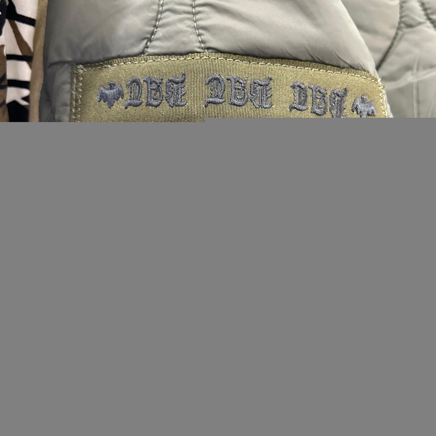 DIESEL Padded Camo Reversible Coat Khaki Size L