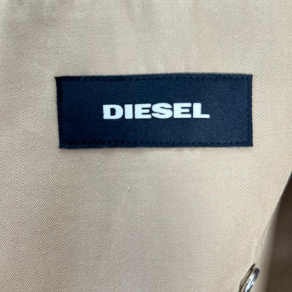 DIESEL Beige Cotton Trench Coat Size L