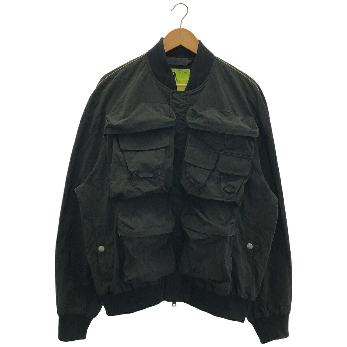 DIESEL J-stain-short Black Jacket Size L