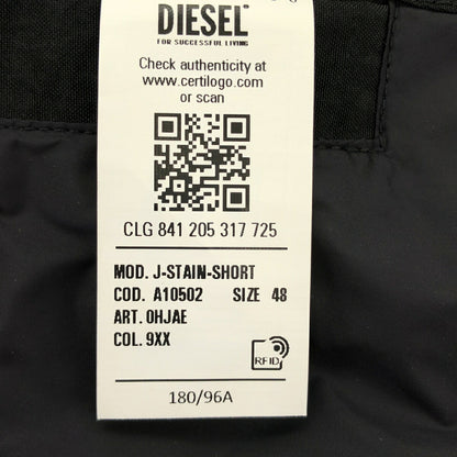 DIESEL J-stain-short Black Jacket Size L