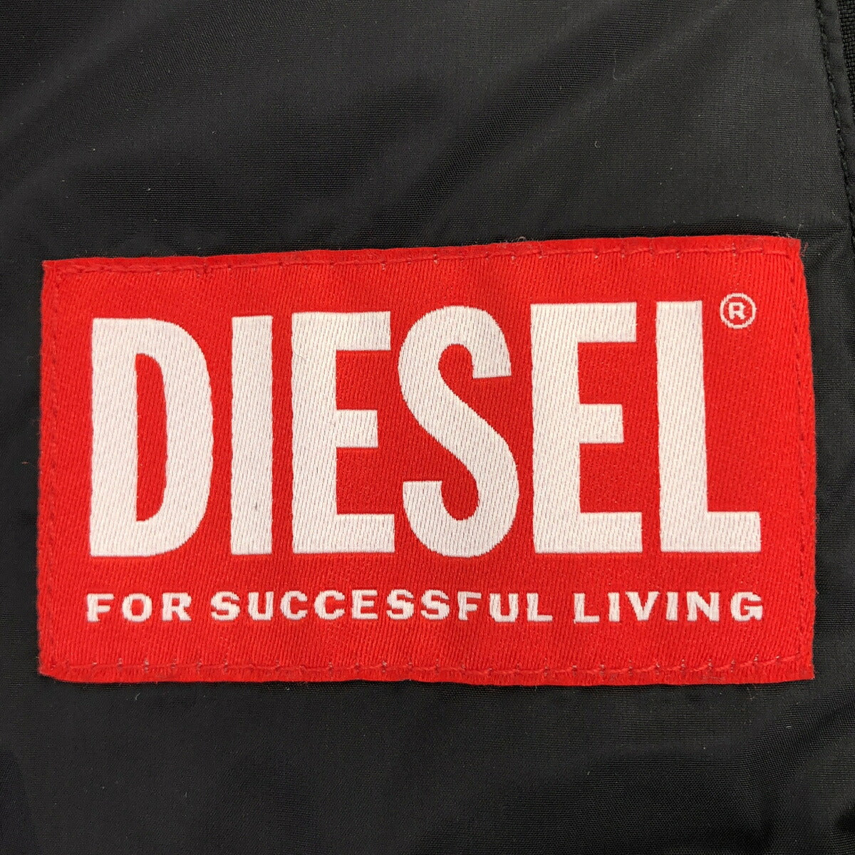DIESEL J-stain-short Black Jacket Size L
