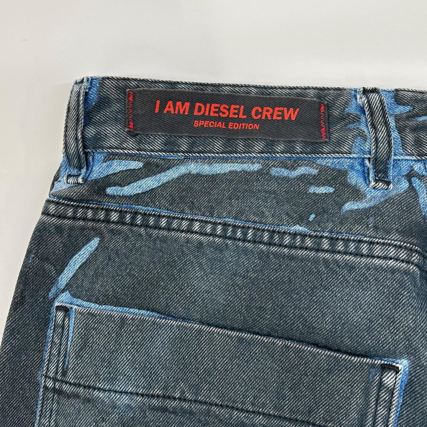 DIESEL 24SS D-SIRE-CARGO Denim Cargo Gray Blue Size W26