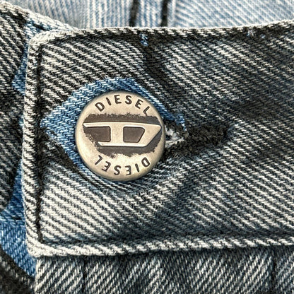 DIESEL 24SS D-SIRE-CARGO Denim Cargo Gray Blue Size W26