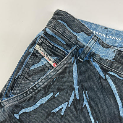 DIESEL 24SS D-SIRE-CARGO Denim Cargo Gray Blue Size W26