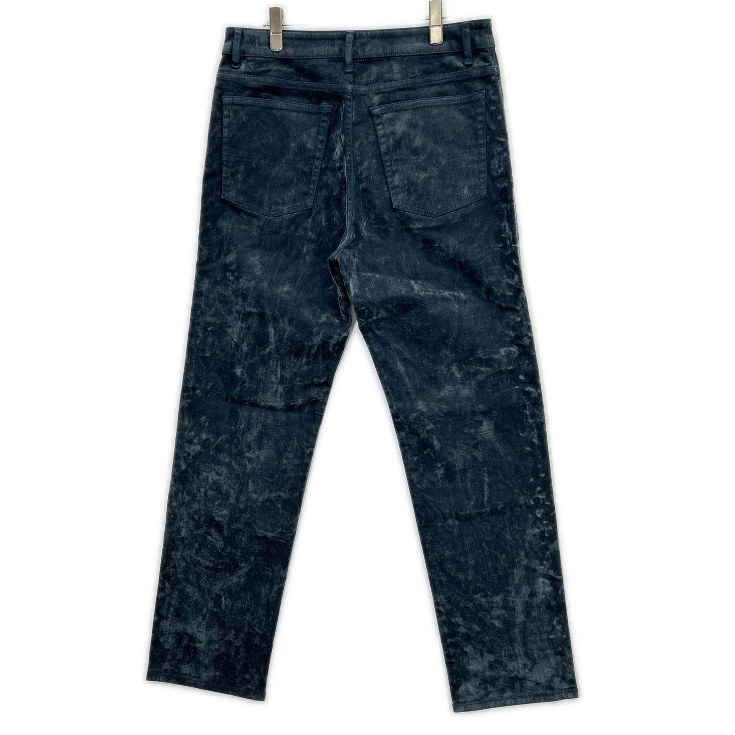 DIESEL Blue Velvet Flocked Button Fly Denim Jeans Size W32