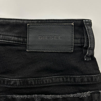 DIESEL Black THOMMER Distressed Pants Size W30-L30