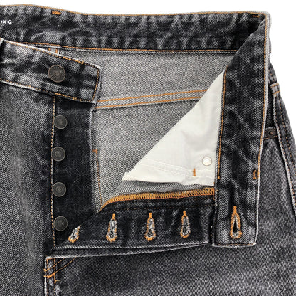 DIESEL Charcoal D-RASE Baggy Denim Size W30