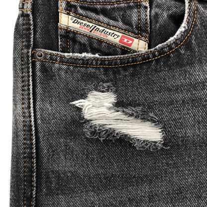 DIESEL Charcoal D-RASE Baggy Denim Size W30