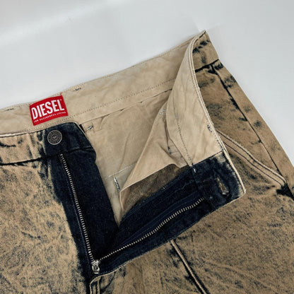 DIESEL Bleached Denim Jeans Beige Size W32