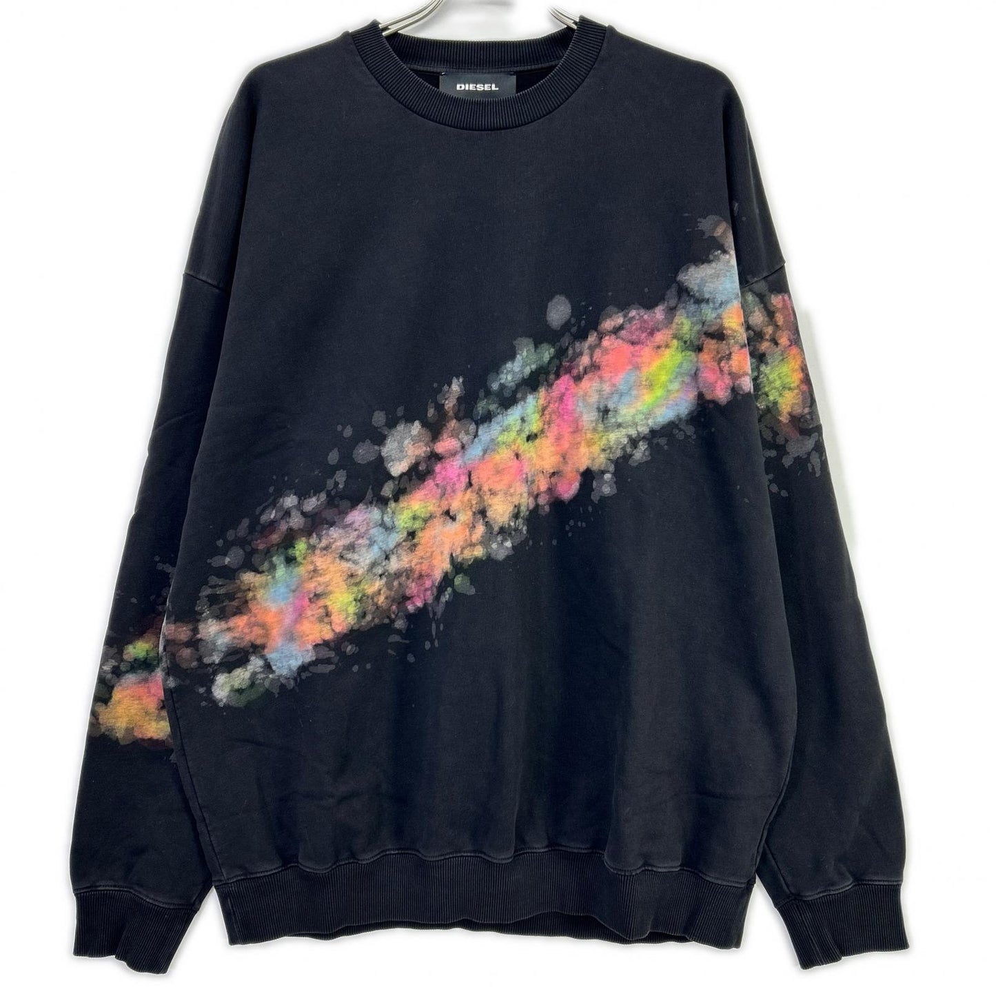 DIESEL 21SS S-MART-A92 Black Sweatshirt Size L