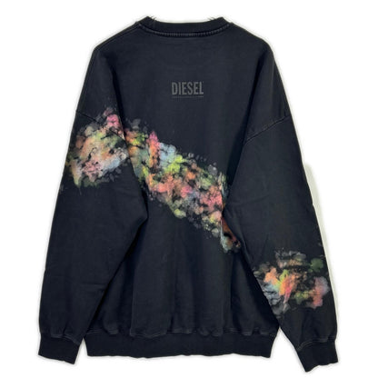 DIESEL 21SS S-MART-A92 Black Sweatshirt Size L