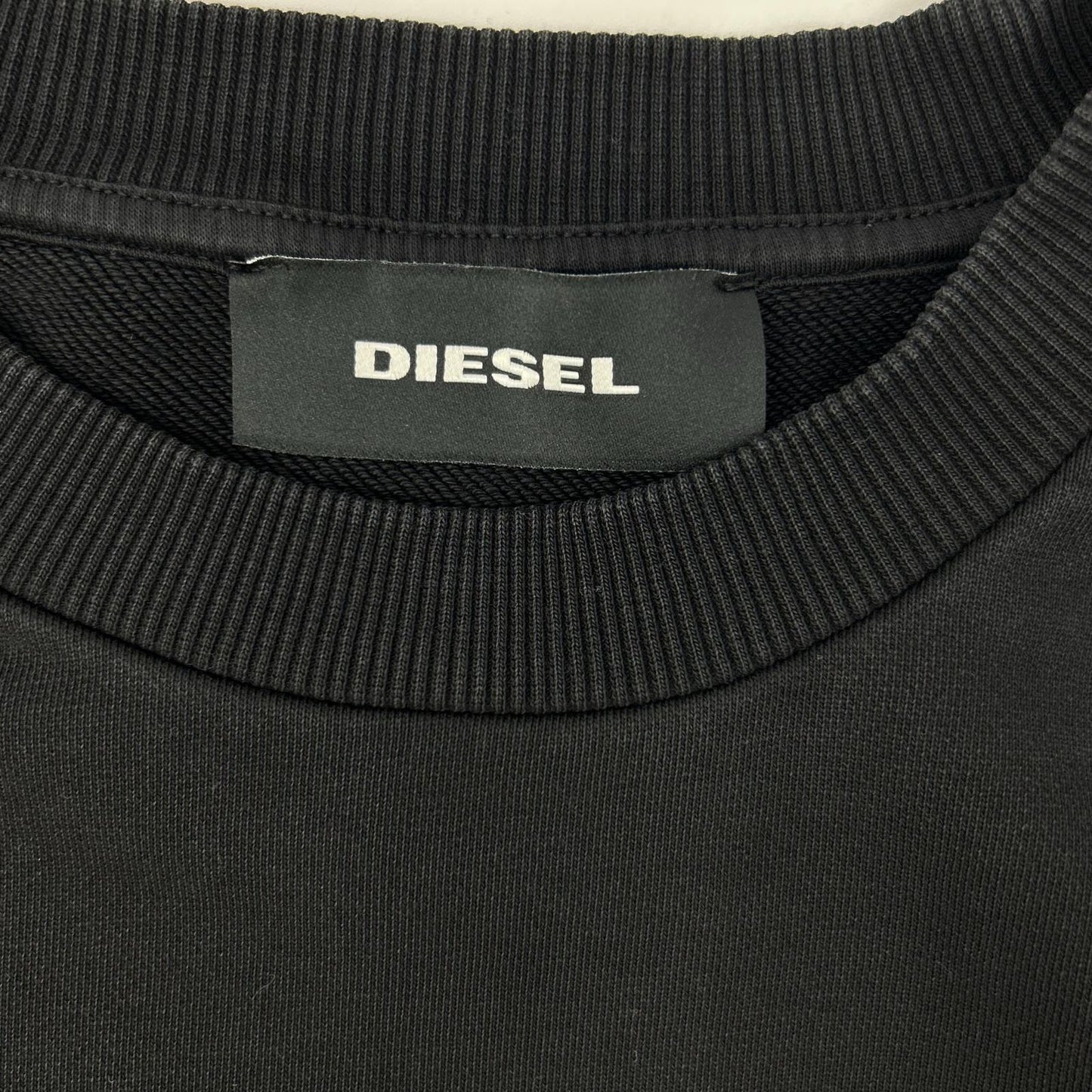 DIESEL 21SS S-MART-A92 Black Sweatshirt Size L