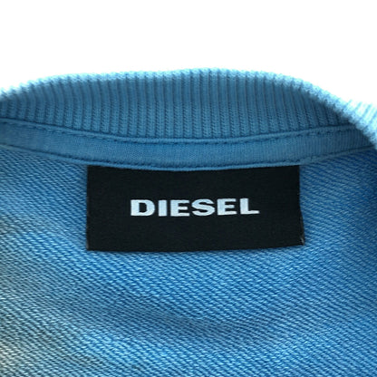 DIESEL Blue Gray Tie-Dye Sweatshirt Size L